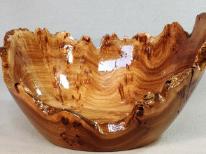 Handmade Elm Wooden Bowl 